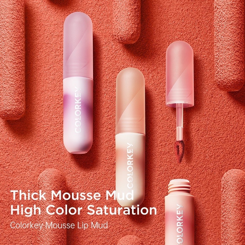COLORKEY Son Môi Lip Mousse Lip Mud Màu Nhung Mờ Xinh Xắn 2g | NHÍM HOUSE