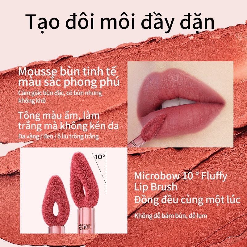 COLORKEY Son Môi Lip Mousse Lip Mud Màu Nhung Mờ Xinh Xắn 2g | NHÍM HOUSE