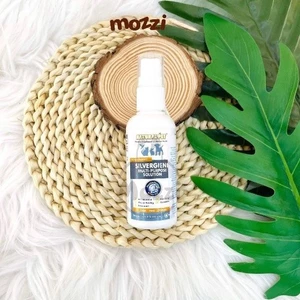Chai xịt mau lành vết thương ngoài da Nano Silvergiene giảm hôi miệng viêm nha chu cho chó mèo Chai 60ml