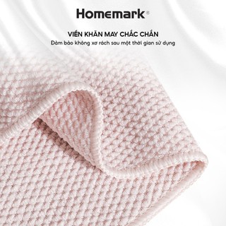 Khăn lau bếp khăn lau đa năng Microfiber siêu thấm Combo 5 khăn lau kính vệ sinh ô tô Homemark