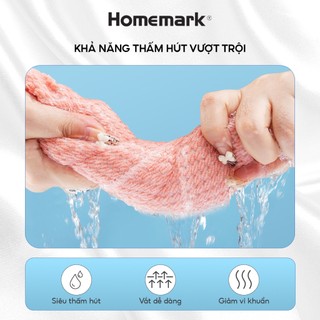 Khăn lau bếp khăn lau đa năng Microfiber siêu thấm Combo 5 khăn lau kính vệ sinh ô tô Homemark