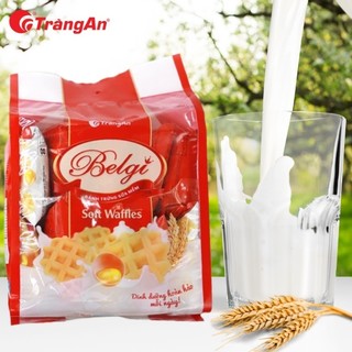 Bánh bông lan trứng sữa Belgi mềm Tràng An 230g ba hương vị ngon tuyệt