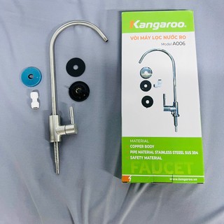 Vòi Gạt Inox 304 Máy Lọc Nước RO Kangaroo - Inox 304 Không Gỉ