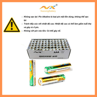 Pin AA/AAA NUOXING 1.5V Alkaline Vàng/đỏ  – Bộ 2 Viên Cho Điều Khiển, Chuột, Đồ Chơi