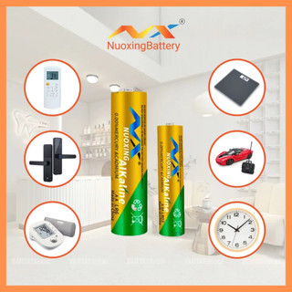 Pin AA/AAA NUOXING 1.5V Alkaline Vàng/đỏ  – Bộ 2 Viên Cho Điều Khiển, Chuột, Đồ Chơi