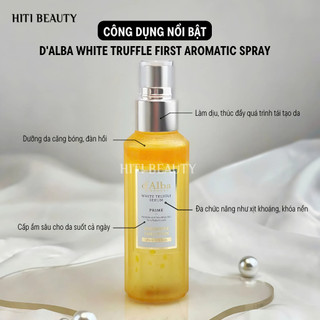 Serum Dạng Xịt Khoáng d'Alba White Truffle First Aromatic Spray