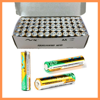 Pin AA/AAA NUOXING 1.5V Alkaline Vàng/đỏ  – Bộ 2 Viên Cho Điều Khiển, Chuột, Đồ Chơi