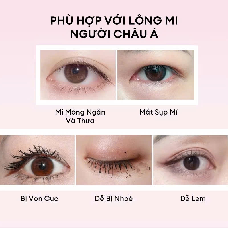 COLORKEY Mascara giúp Mi Dài Và Tơi Tự Nhiên, Nhanh Khô, Không Lem 10G | NHÍM HOUSE