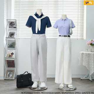 Quần kaki nam YODY dáng relax, cotton co giãn, mặc thoải mái hàng ngày MCCH25S020