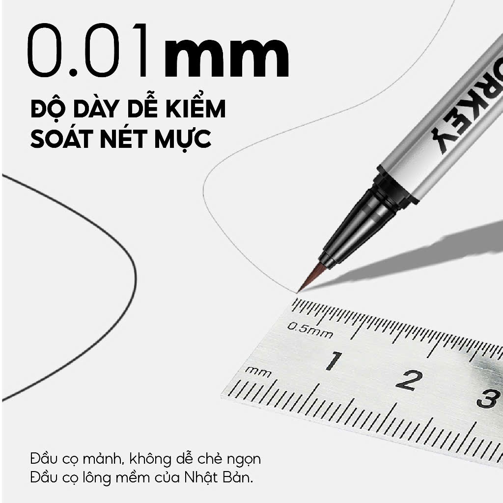 COLORKEY Bút Kẻ Mắt Nước Trang Điểm Chống Nước Lâu Trôi 0.5g | NHÍM HOUSE