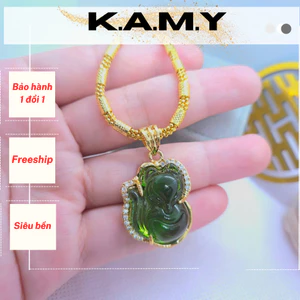 Mặt Dây Chuyền Nữ Hồ Ly Xanh Ngọc – Khung Mạ Vàng Sang Trọng Phụ Kiện Nữ Sang Trọng Dễ Phối Đồ