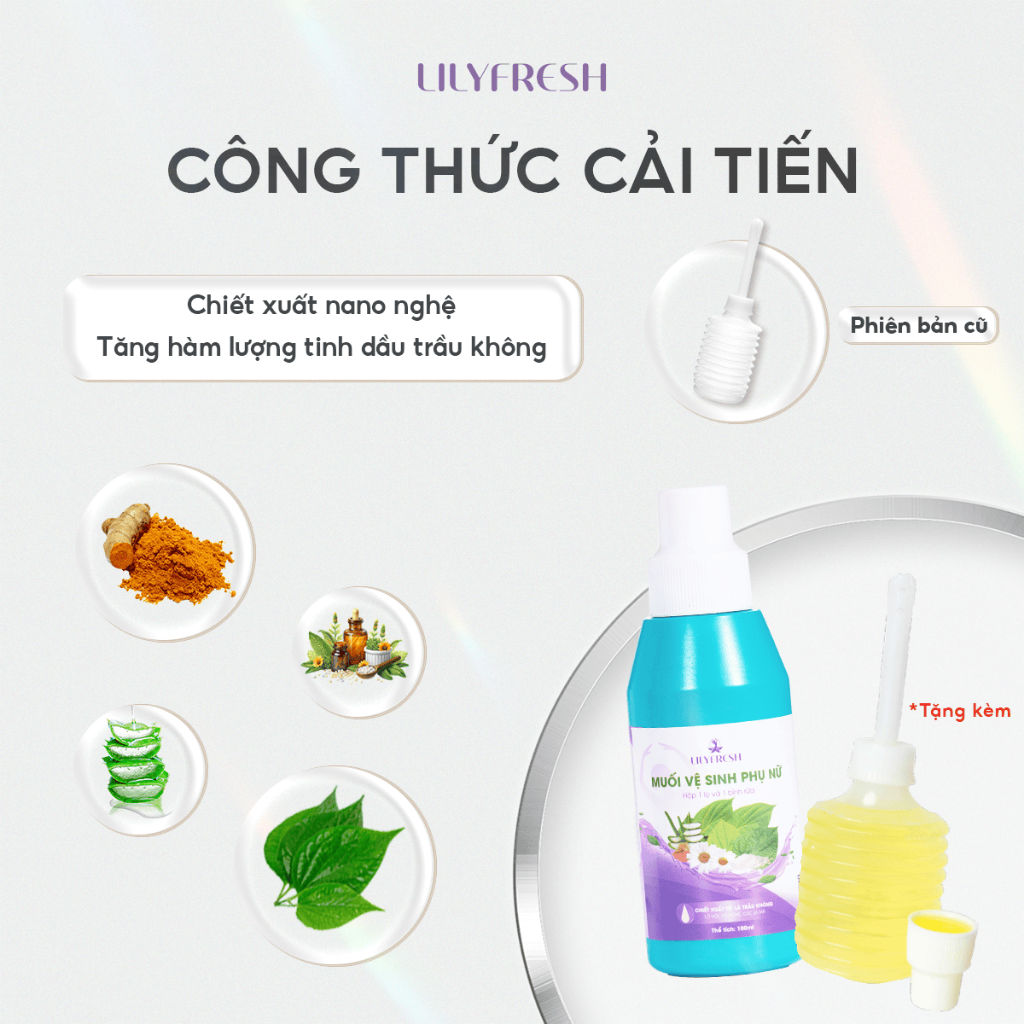 Bộ Bộ - Bộ 2 Muối Vệ Sinh Phụ Nữ Lilyfresh