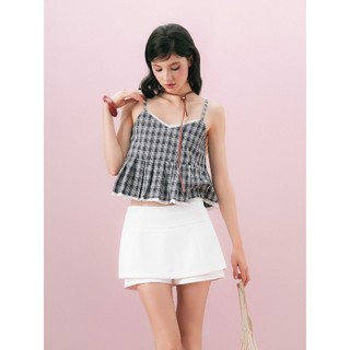 Áo hai dây EAGER form babydoll phối ren Dotty Top
