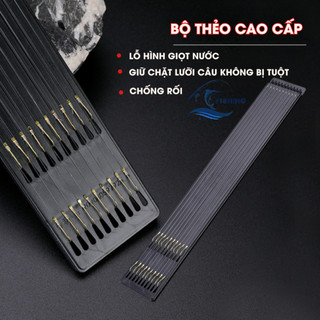 [KM] Lưỡi Câu Cá Đôi Buộc có trước Nghạnh Sắc Bén Và trọng tải Tốt Chuyên Câu Đài LC22 [SF3]