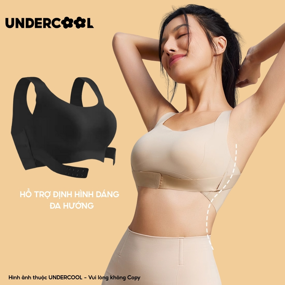 Áo Lót Nữ Chống Gù Lưng UNDERCOOL Định Hình Vòng 1, Nâng Đỡ Ngực Tập Gym Yoga , Công Thái Học, Chống Xệ Ngực K31 - AL77