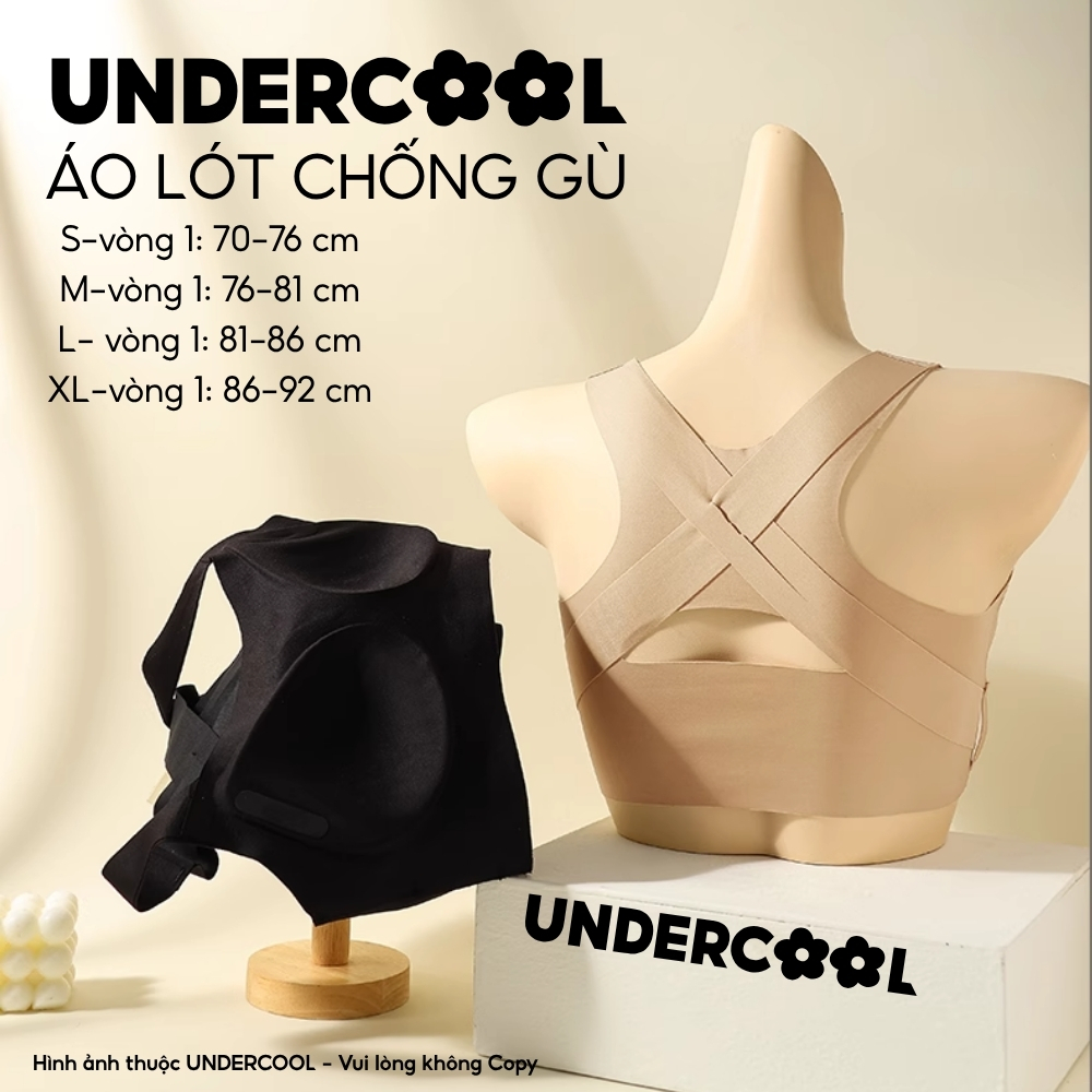 Áo Lót Nữ Chống Gù Lưng UNDERCOOL Định Hình Vòng 1, Nâng Đỡ Ngực Tập Gym Yoga , Công Thái Học, Chống Xệ Ngực K31 - AL77