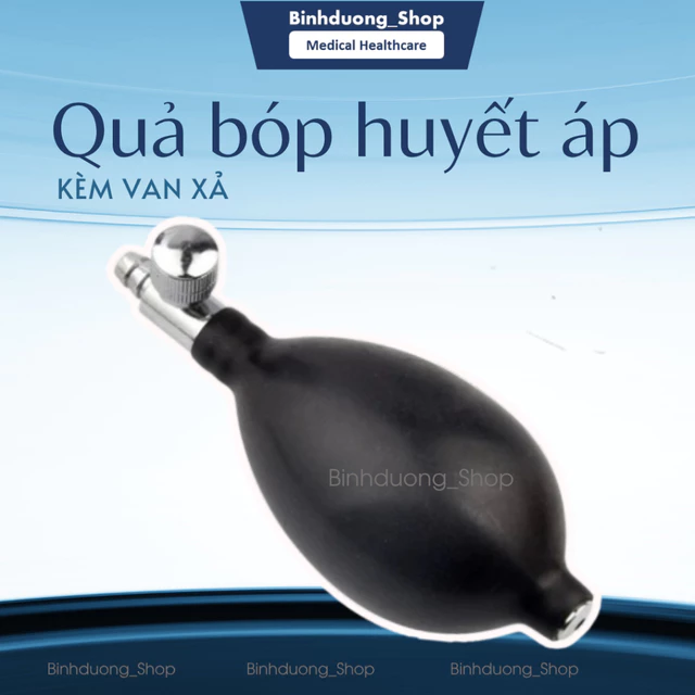 Trái bóp huyết áp cơ và van thoát khí (phụ kiện huyết áp cơ)