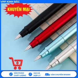 Combo 8 bút máy bấm ngòi EF chất liệu ABS .( bút sử dụng cả mực khô và mực lọ)