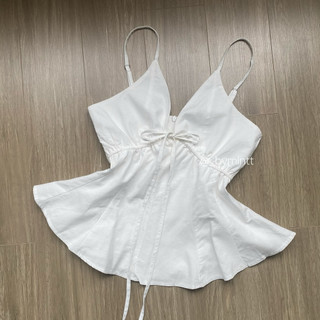 KAMEE | Áo hai dây linen form xoè nhẹ mặc nhiều kiểu, dễ phối đồ | BYMINTT