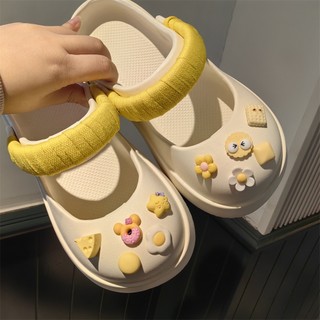 Dép sục nữ XIXITIAO đế cao 4cm kèm Set dây sticker nhiều màu Mita kiểu sandal CS-15
