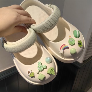 Dép sục nữ XIXITIAO đế cao 4cm kèm Set dây sticker nhiều màu Mita kiểu sandal CS-15
