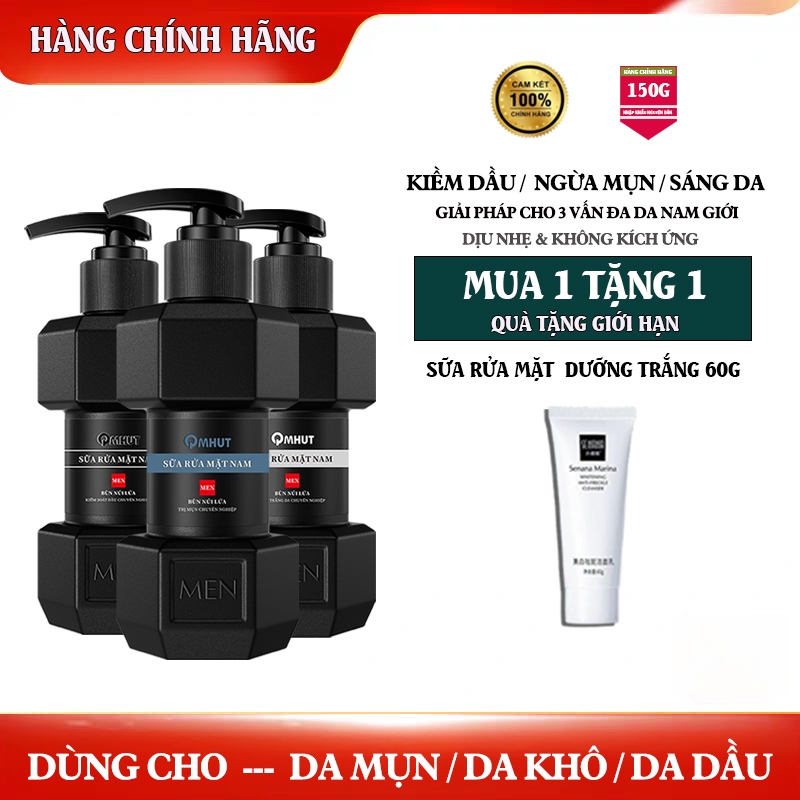 🔥【Mua 1 Tặng 1】Sữa Rửa Mặt Nam Tràm Trà Axit Salicylic Giảm Mụn，Kiềm Dầu 24H, Da Dầu Mụn