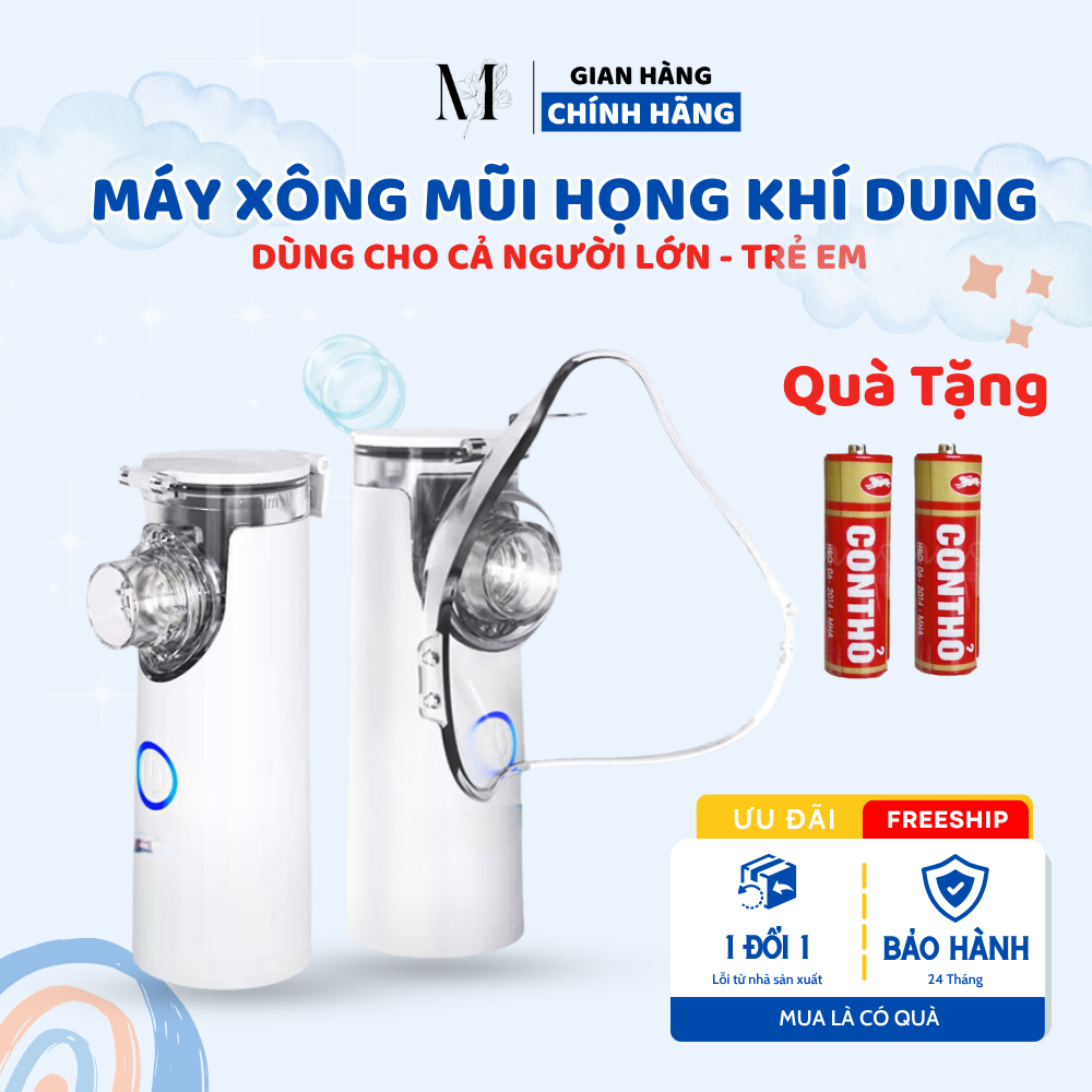 Máy Xông Khí Dung MALOBY Cao Cấp 2 trong 1 Công Nghệ Nhật Bản Máy Xông