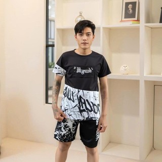 💎 FREESHIP 💎 Bộ thể thao nam nữ loang phối màu RKIGFN LUB mùa hè thun MÈ co giãn 4 chiều K1