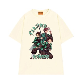 Áo Thun Anime Thanh Gươm Diệt Quỷ Arc Vô Hạn Thành Nhân Vật Tanjiro Kamado Vải Cotton 75 Thoáng Mát