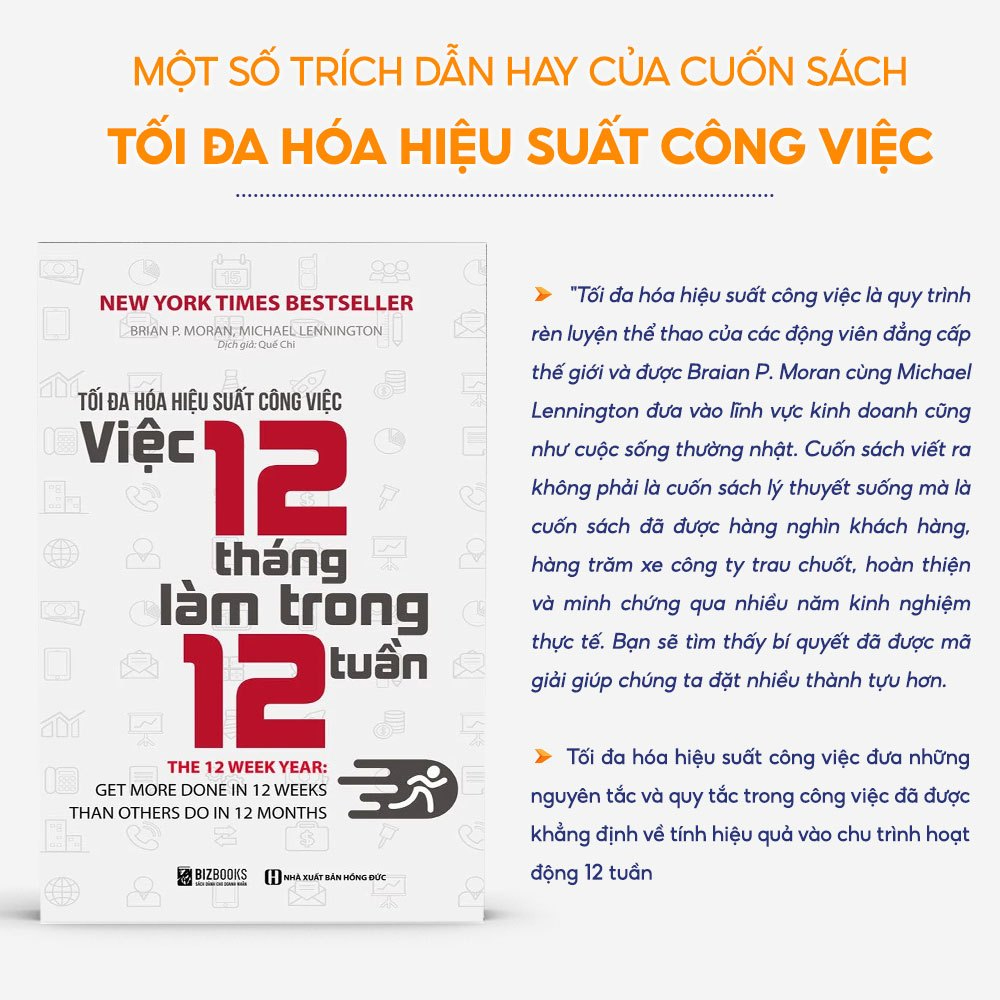 Sách - Combo Đừng Làm Việc Chăm Chỉ + Tối Đa Hóa Hiệu Suất Công Việc Việc 12 Tháng Làm Trong 12 Tuần