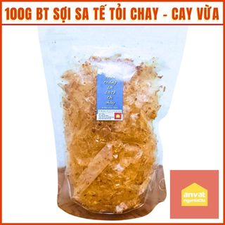 BÁNH TRÁNG SỢI SA TẾ TỎI (CHAY) cay vừa sợi mỏng thấm vị - Ăn Vặt Ngon Lắc Lư