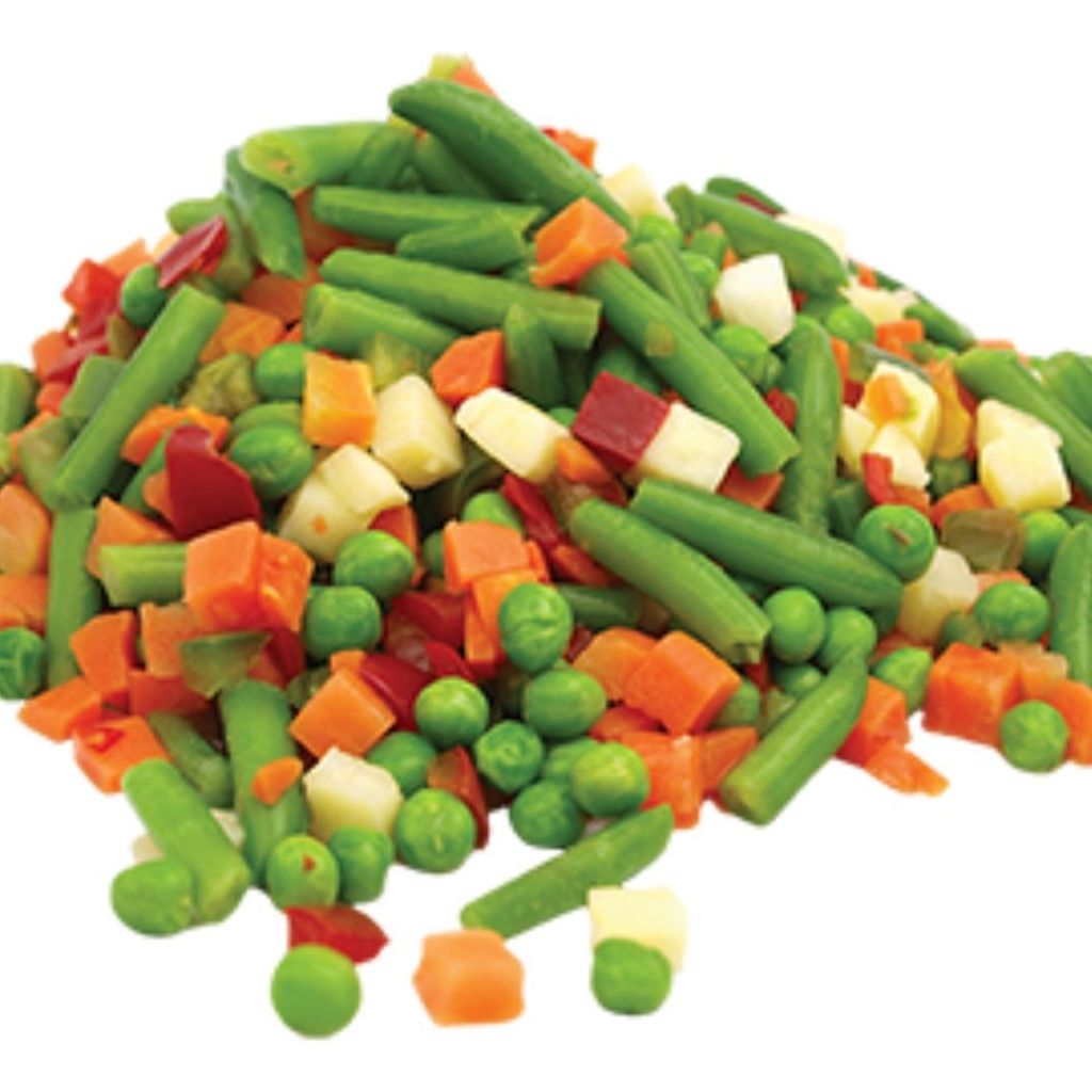 Rau củ hỗn hợp cắt sẵn gói 1kg