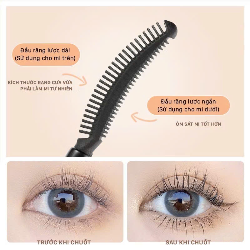 UKISS Mascara chuốt lông mi Chống thấm nước lâu trôi 5g | NHÍM HOUSE
