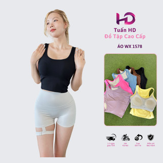 Áo Thun 3 Lỗ Thể Thao Wx 1578 Chất Vải Co Giãn Mềm Mịn Tập Gym Yoga Aerobic Ôm Body Tôn Dáng