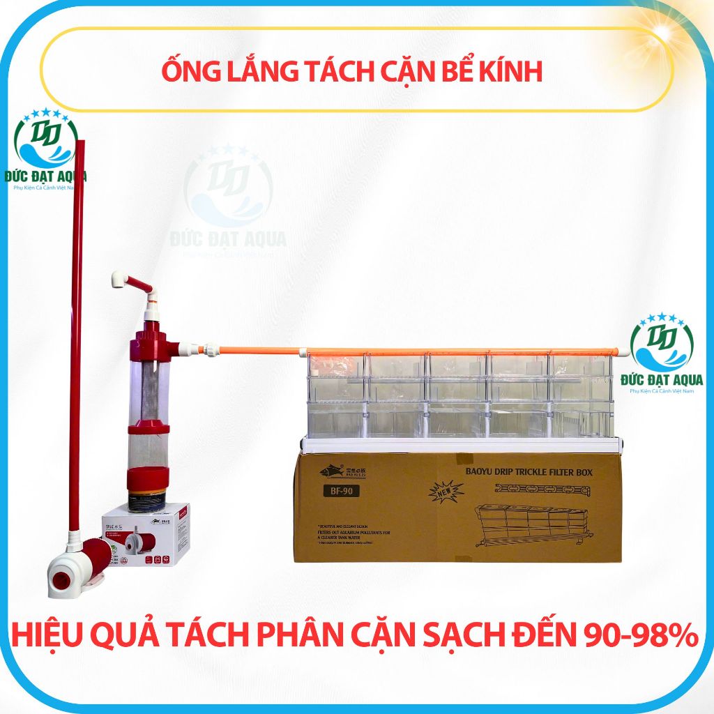 ỐNG TÁCH PHÂN ĐỎ RẺ, Ống Lọc Lắng Tách Phân Công Nghệ Mới, Ống Lắng Tách Cặn