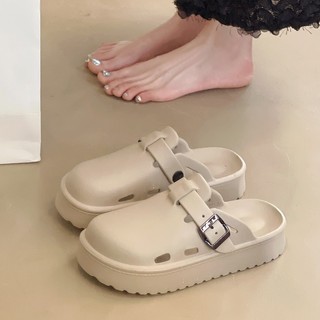 Dép sục nữ đế cao 4cm basic kiểu sandal quai hậu có thể tháo rời năng động SR Mita CS-129