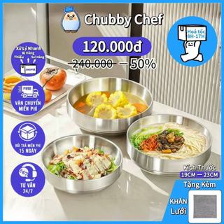 Tô bát 2 lớp inox Cao cấp chuẩn Hàn Quốc cách nhiệt Premium dùng ăn mì lạnh phong cách Hàn Quốc