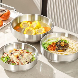 Tô bát 2 lớp inox Cao cấp chuẩn Hàn Quốc cách nhiệt Premium dùng ăn mì lạnh phong cách Hàn Quốc