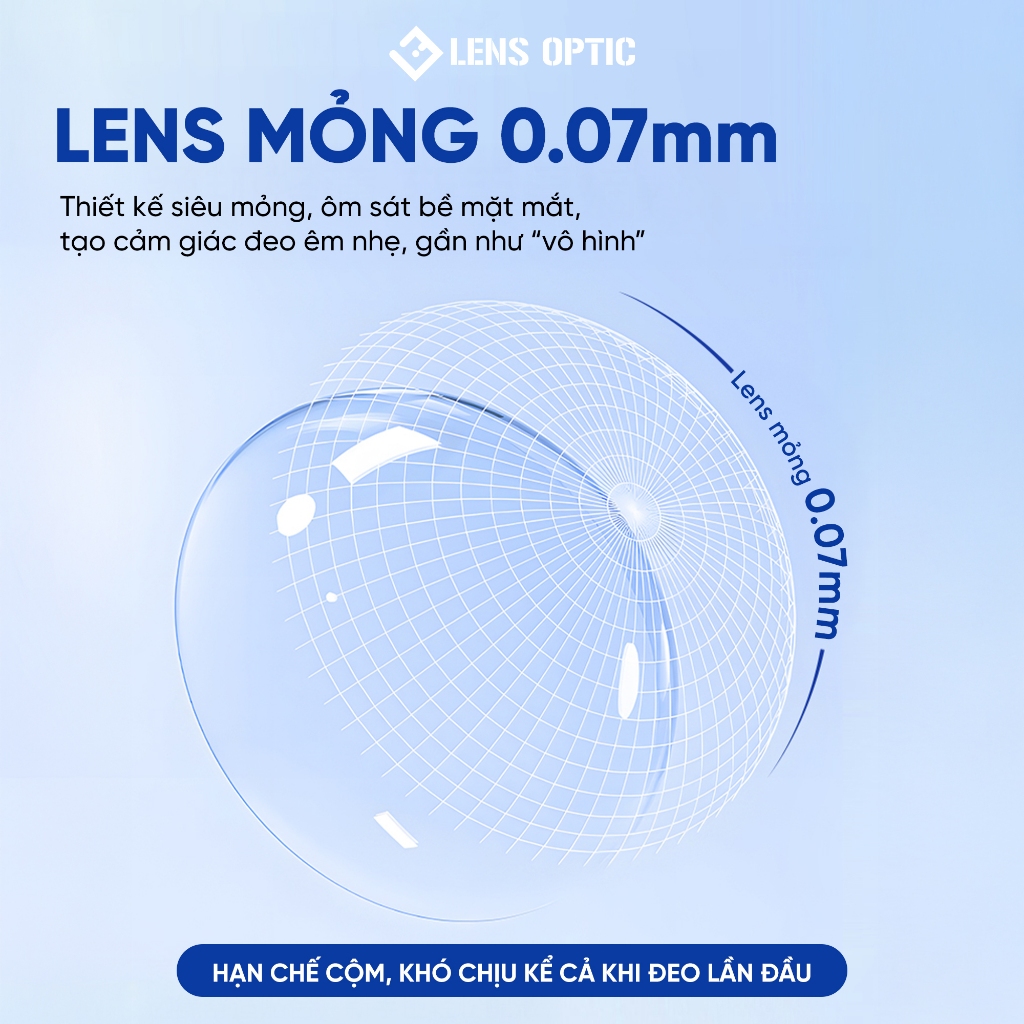 Kính Áp Tròng Cận Thị Lens Optic Trong Suốt 1 Ngày SEED Pure Chuẩn Y Tế, Siêu Mỏng Nhẹ Chống Tia UV Có Độ | BigBuy360 - bigbuy360.vn