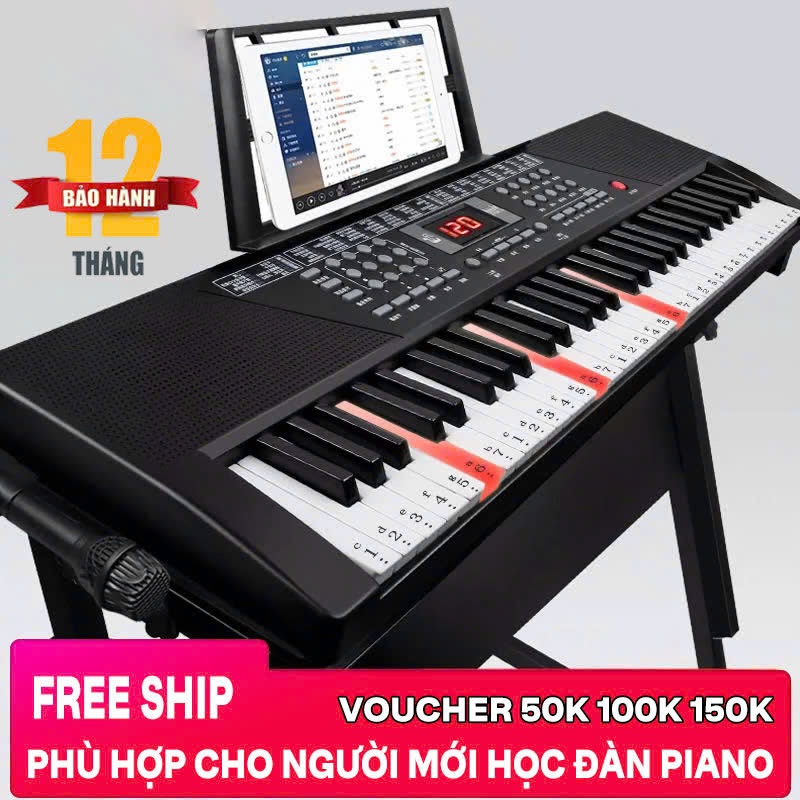 Đàn Organ Điện Tử 61 Phím Tích Hợp Nhiều Chức Năng Cho Các Bé Luyện Tập, Âm Thanh Sống Động MQ (MQ)