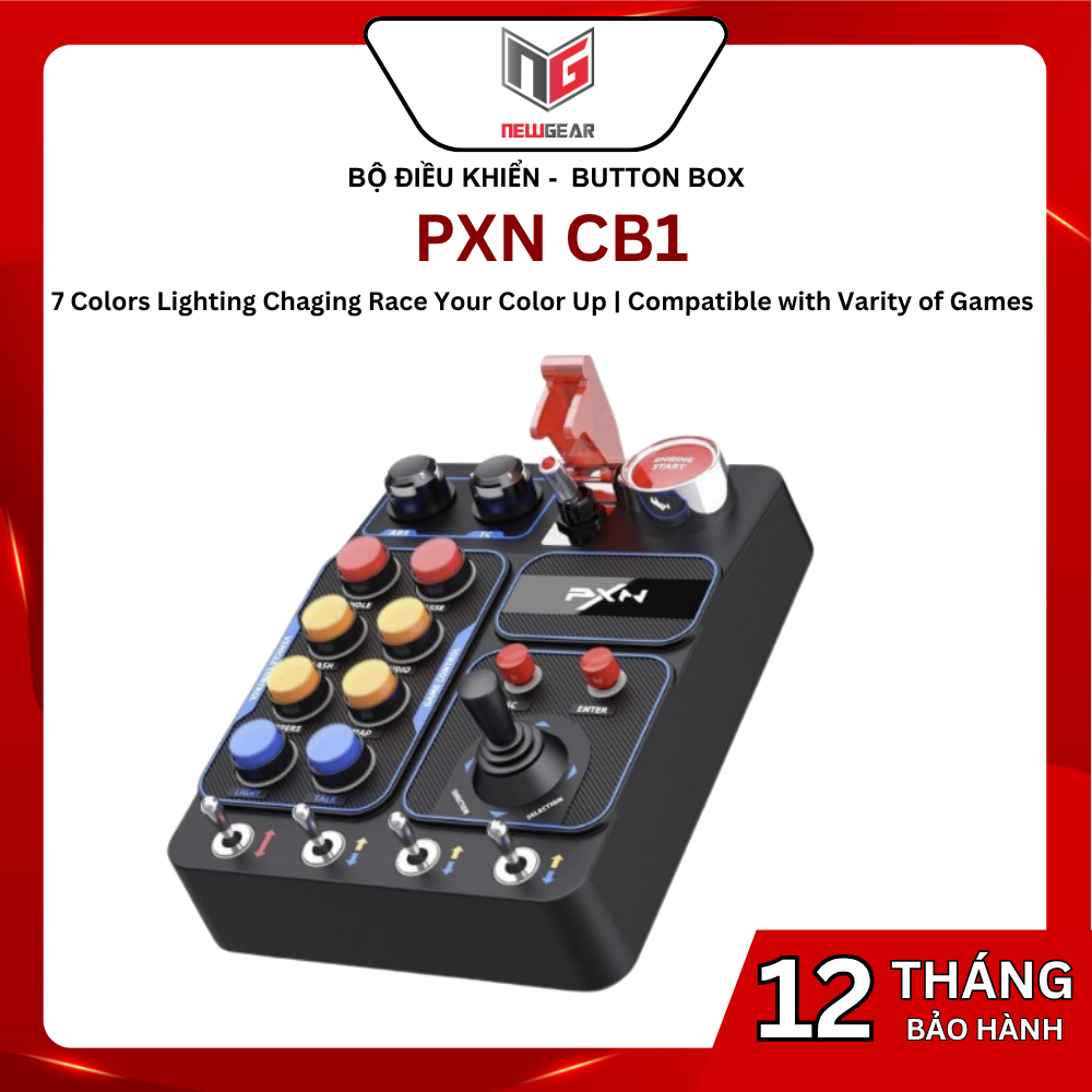 PXN CB1 BUTTON BOX – BỘ ĐIỀU KHIỂN ĐA NĂNG CHO MÔ PHỎNG XE TẢI | Shopee ...