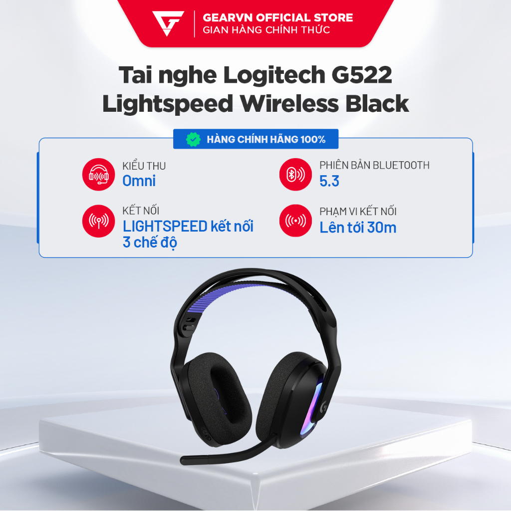 Tai nghe gaming Logitech G522