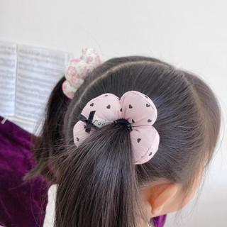 Cột tóc hình bông hoa, scrunchies hoa cho bé