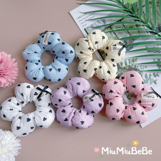 Cột tóc hình bông hoa, scrunchies hoa cho bé