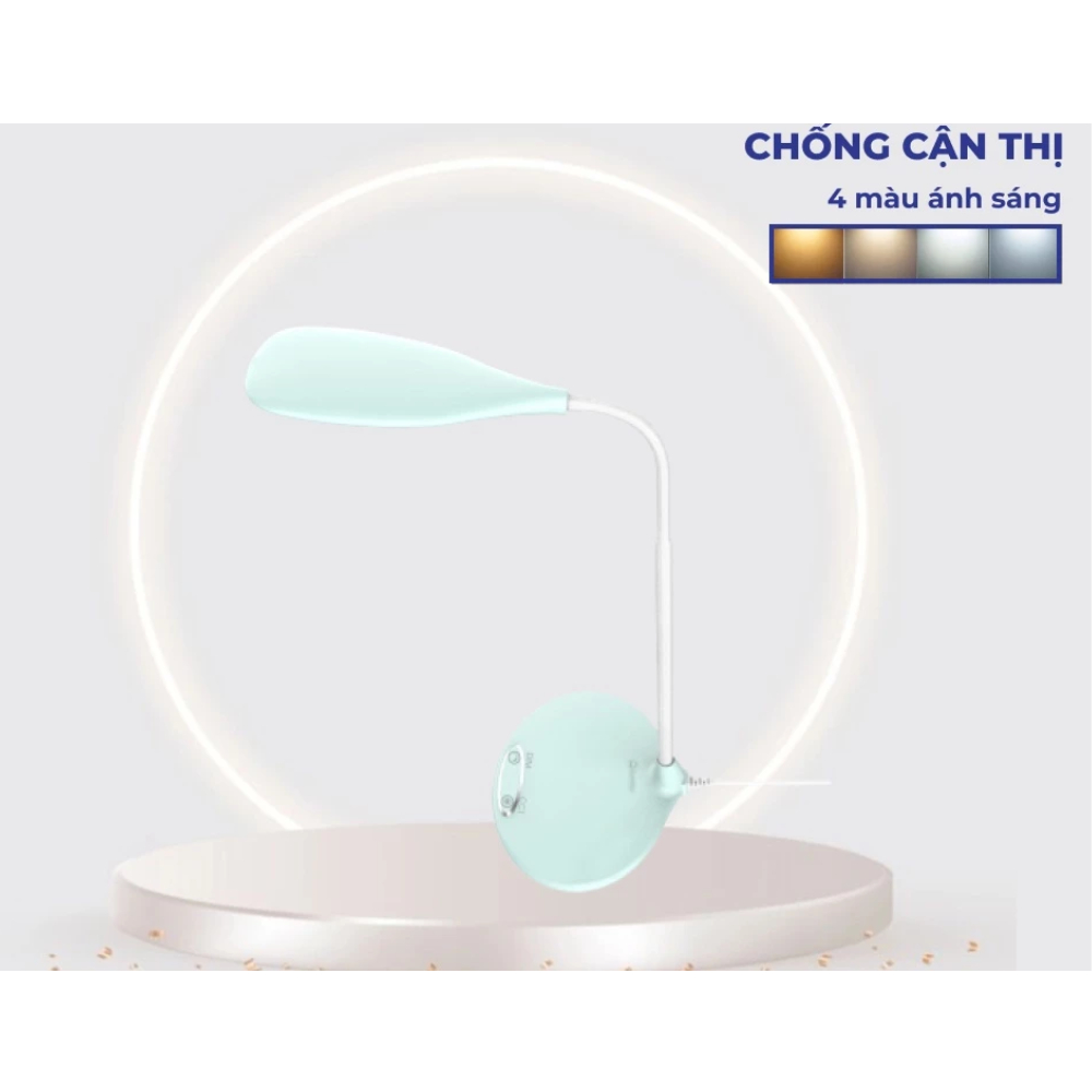 Đèn Học Chống Cận Rạng Đông RD-RL-21 Cảm Ứng Để Bàn, Đọc Sách, Làm Việc, BH 2 Năm