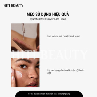 Kem Hỗ Trợ Giảm Mụn Hyaestic 0,5% BHA & 10% Aze Cream