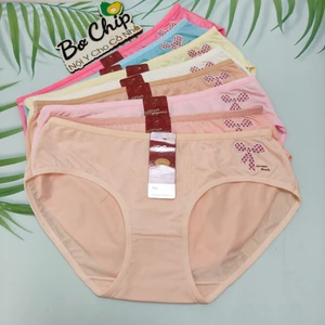 Quần Lót Nữ Thun Lạnh Size 62-72 Ký Chất Vải Mát, Co Giãn Tốt 8831 - Đồ Lót Bơ Chip