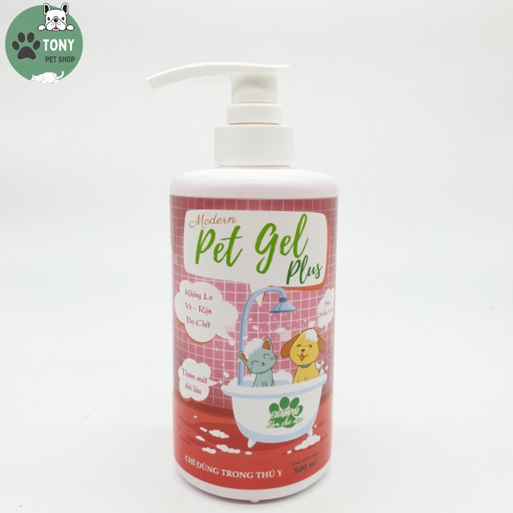 Sữa tắm petgel cho chó mèo chai 500ml, mua theo combo