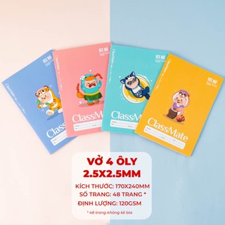 Set combo 10 quyển vở ô ly 48 trang định lượng 100gsm hình siêu nhân công chúa phù hợp học sinh tập viết CB18
