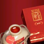 [Tặng Sốt muối chấm] Combo 2 Bình gốm Nước mắm Tĩn Tôm Biển Truyền Thống 60N Hồng Ngọc Đại Dương — ảnh 3